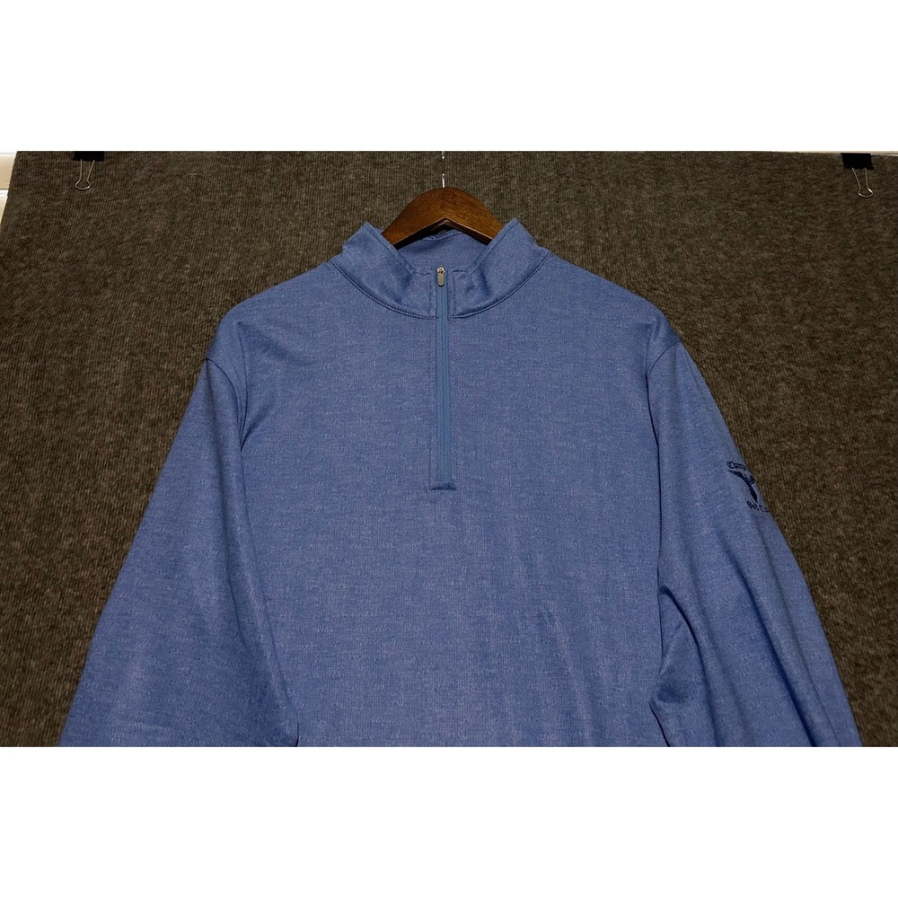 Peter Millar 1/4 Zip Mens champions Olympic Golf Club Quarter Large Blue